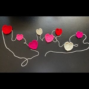 Handmade Heart Garland